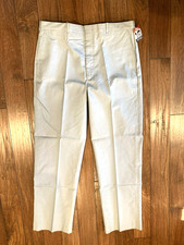 vintage 1970s sears mens store reg fit slacks 34-32 pale blue NIP