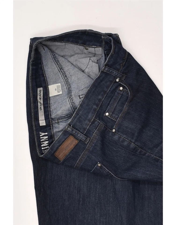 DKNY Womens Skinny Jeans US 6 Medium W30 L31 Navy Blue Cotton AA02 - Image 3 of 3