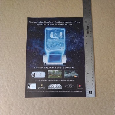 2007-Star Wars Battlefront Renegade Squadron-Play Station-Print/Ad- Vintage 
