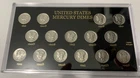 1941 - 1945 Choice Mercury Dime Set (P/D/S 15-coin set) You Grade AUB2