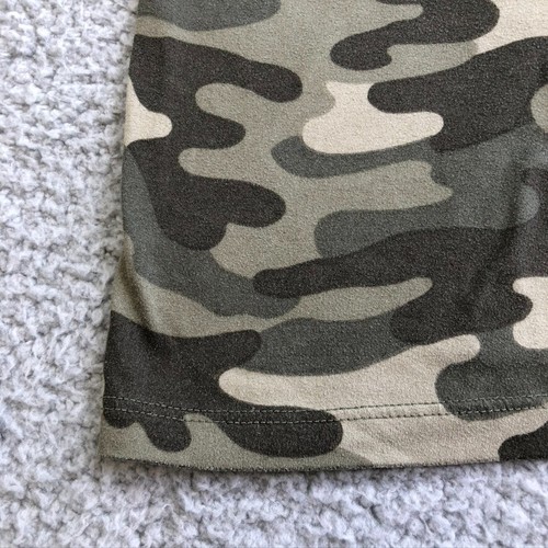 Pixie Lane Pajama Sleep Set Unisex Kids 6 Green Camouflage Short Sleeve Comfort - Picture 5 of 11
