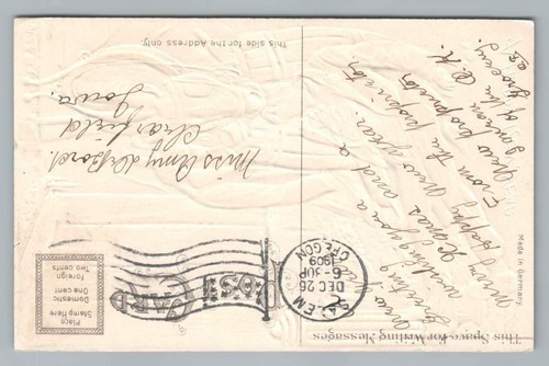 Hungover Man in Horse Table "January 1st in Dreamland" Antique Drinking Humor - Picture 2 of 2