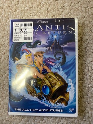 Factory *SEALED Atlantis - Milo's Return (DVD, 2003) Disney