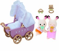 Sylvanian Families Chocolate Rabbit Twins Set Sylvanian Families Chocolate Rabbit Twins Set