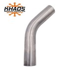 1.5" 45 Degree Exhaust Mandrel Bend 304 Stainless Steel 16ga Headers USA SS