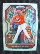 2021 Panini Prizm - Aristides Aquino #208 - White Wave Prizm - Tier III