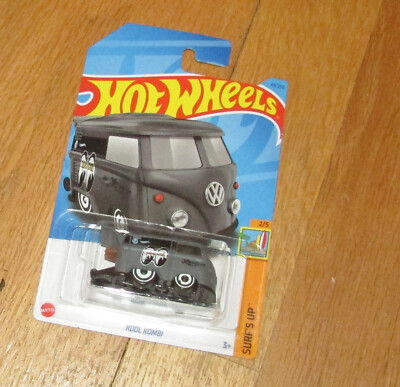 new in package 2023 Hot Wheels Surf's Up Mooneyes Kool Kombi (Grey)