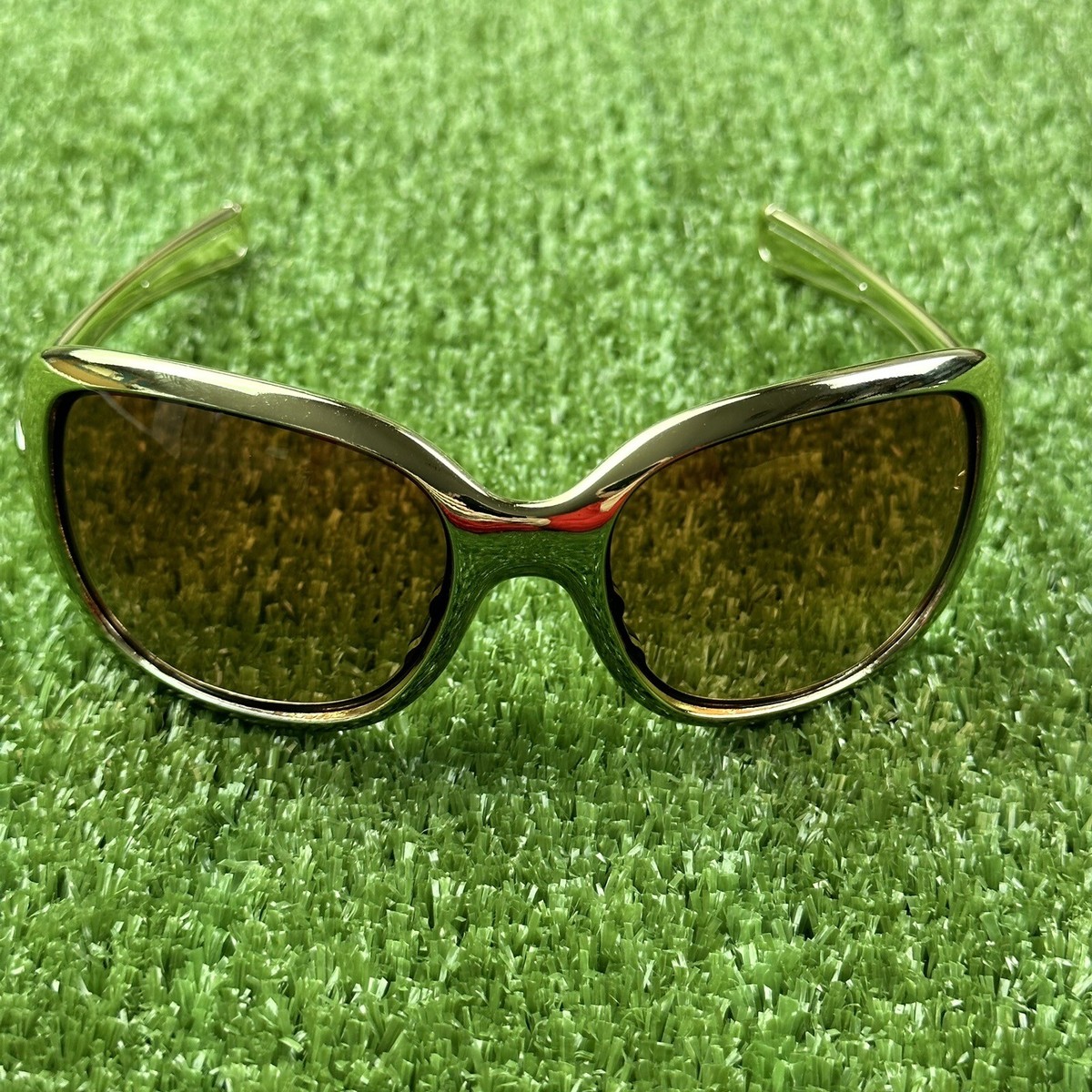 Oakley Necessity Custom 24k Gold Chrome Bronze Sunglasses Made in