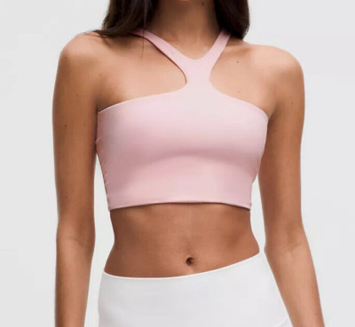 NWT Lululemon Bend This V & Racer Bra-Strawberry Milkshake XXS/XS, S/M, L/XL HOT