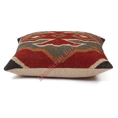 Throw Pillow Cushion Cover Wool Jute Pillow Cases Jute Home Decor 2 Pcs Christma - Picture 23 of 75