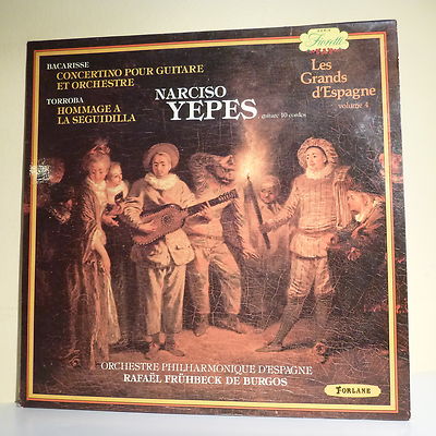 33T Narciso YEPES Disc LP 12'' GROSS AUS SPANIEN Vol 4 - FORLANE 3903 Gitarre