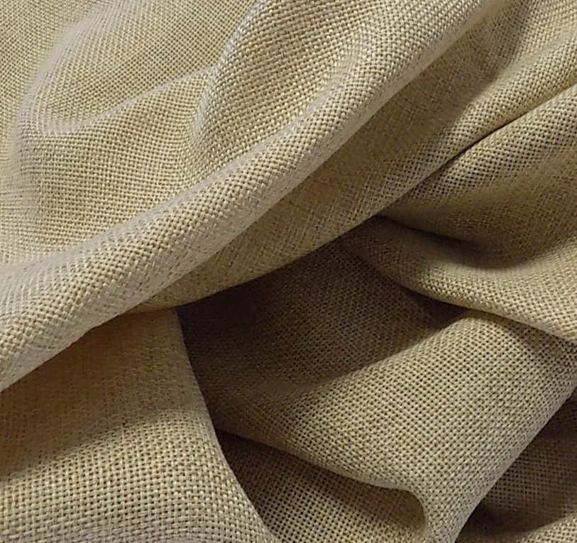 90 x 156 RECTANGLE EQUINOX FAUX BURLAP TABLECLOTH - WASHABLE