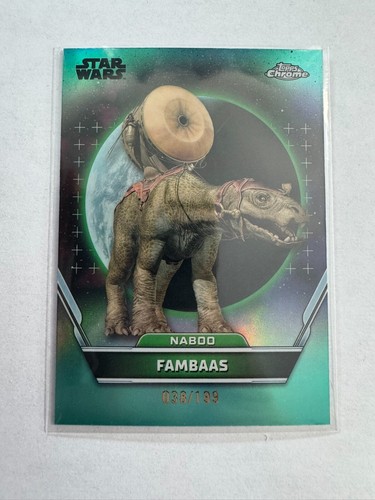 2024 Topps Star Wars Hyperspace Fambaas Aqua Refractors /199