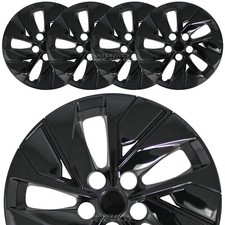 Set Of 4 For Nissan Altima S 2019-2025 Black 16 Wheel Covers Full Rim Hub Caps