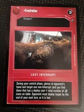 Decipher Star Wars Dagobah CCG RARE BB Lightly Played FRUSTRATION