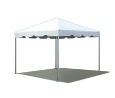 Commercial Frame Tent 10x10 White PVC Vinyl Canopy Waterproof Event Party Gazebo
