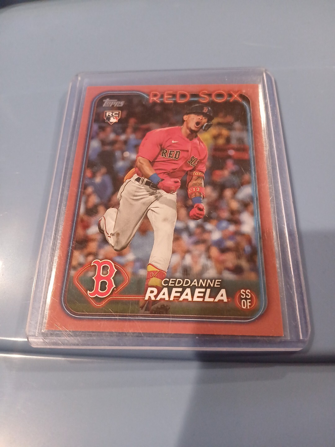 2024 Topps Mother's Day Pink Ceddanne Rafaela Rookie /50 #313 RC SSP