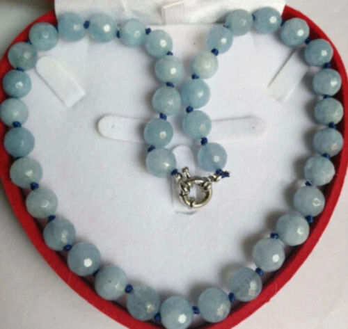 Natural Aquamarine Costume Necklaces & Pendants