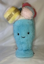 Tasties Sweet Friends Milkshake Ice Cream Plush F.A.O Schwarz 10"
