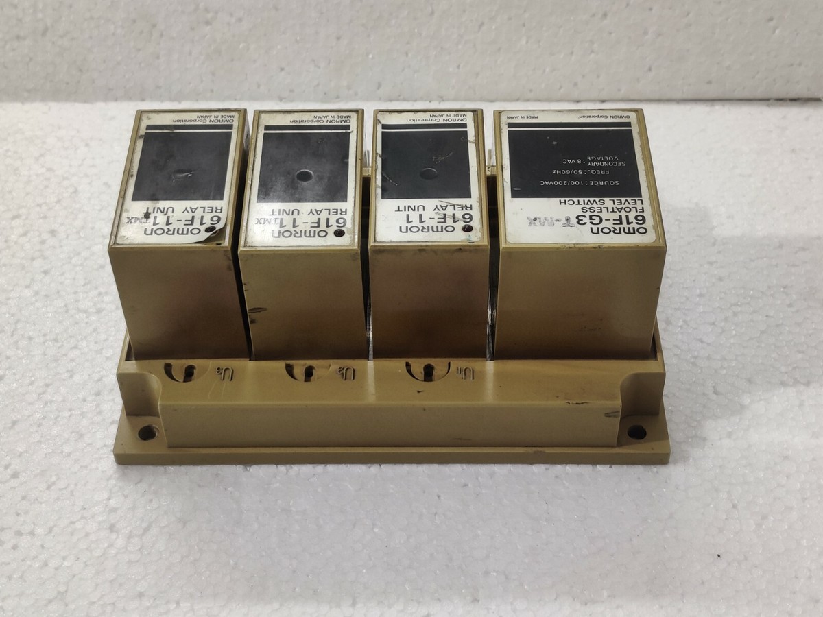 Omron 61F-G3 Floatless Level Switch + 61F-11 Relay Unit | eBay Omron 61F-G3 Floatless Level Switch + 61F-11 Relay Unit | eBay