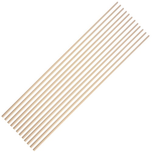 Archery Wooden Arrows Shaft 8mm 8.5mm 9mm Indonesia White Wood Handmade DIY 80CM - Picture 9 of 10