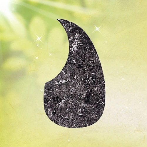  Marble Guard Panel Acoustic Pickguard Cool Guitar Pickguards Black Scratch
