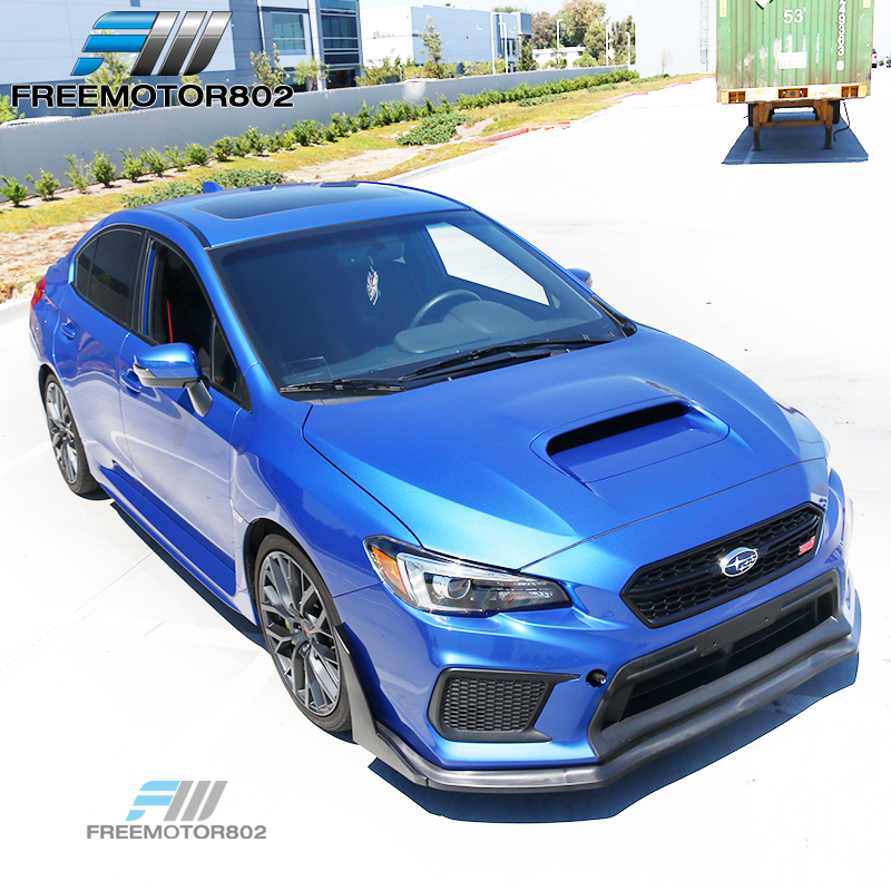 Fits 15-21 Subaru WRX STI CS Style Front Bumper Lip & Splitters