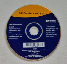 HP DeskJet 840C Series Printer Software CD Only
