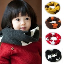 Star Girl Kid Child Scarf Neckerchief Round O Ring 2   7 YRS Winter