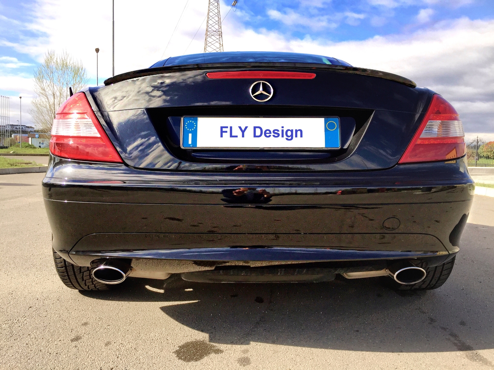 Suitable for Mercedes Benz R171 Sport SLK Rear Spoiler Lip Painted Spoiler Lip