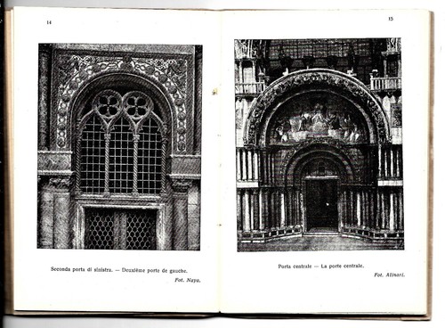 Tourist guide L'ITALIA MONUMENTALE La BASILICA di S.MARCO in VENEZIA N7 1921 - Picture 5 of 8