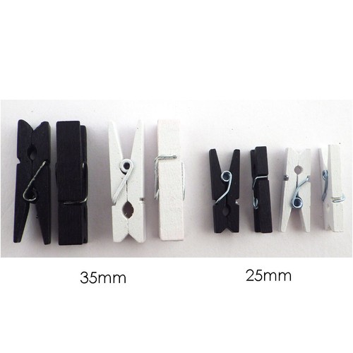 100 mini kleine Zierklammern Dekoklammern Klammern Holzklammern Basteln Sepkina - Bild 40 von 49