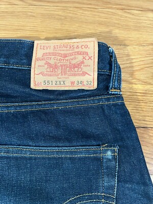 希少 珍品 LEVIS LVC 1962 551ZXX ピースマーク パンク 希少 珍品 LEVIS LVC 1962 551ZXX ピースマーク パンク