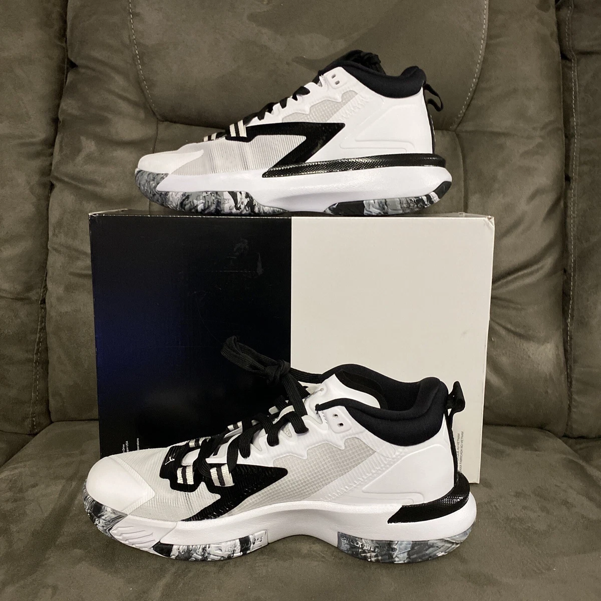 最終価格NIKE JORDAN ZION 1P/ 27.0ｃｍサイズ/未使用新品 Jordan Zion 1 TB White Black for Sale | Authenticity Guaranteed | eBay