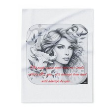Arctic Fleece Blanket It Will Always be You Design