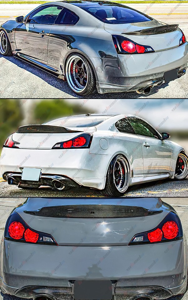 For INFINITI G37 Q60 Coupe 2008-13 HighKick Rear Trunk Spoiler Wing ...