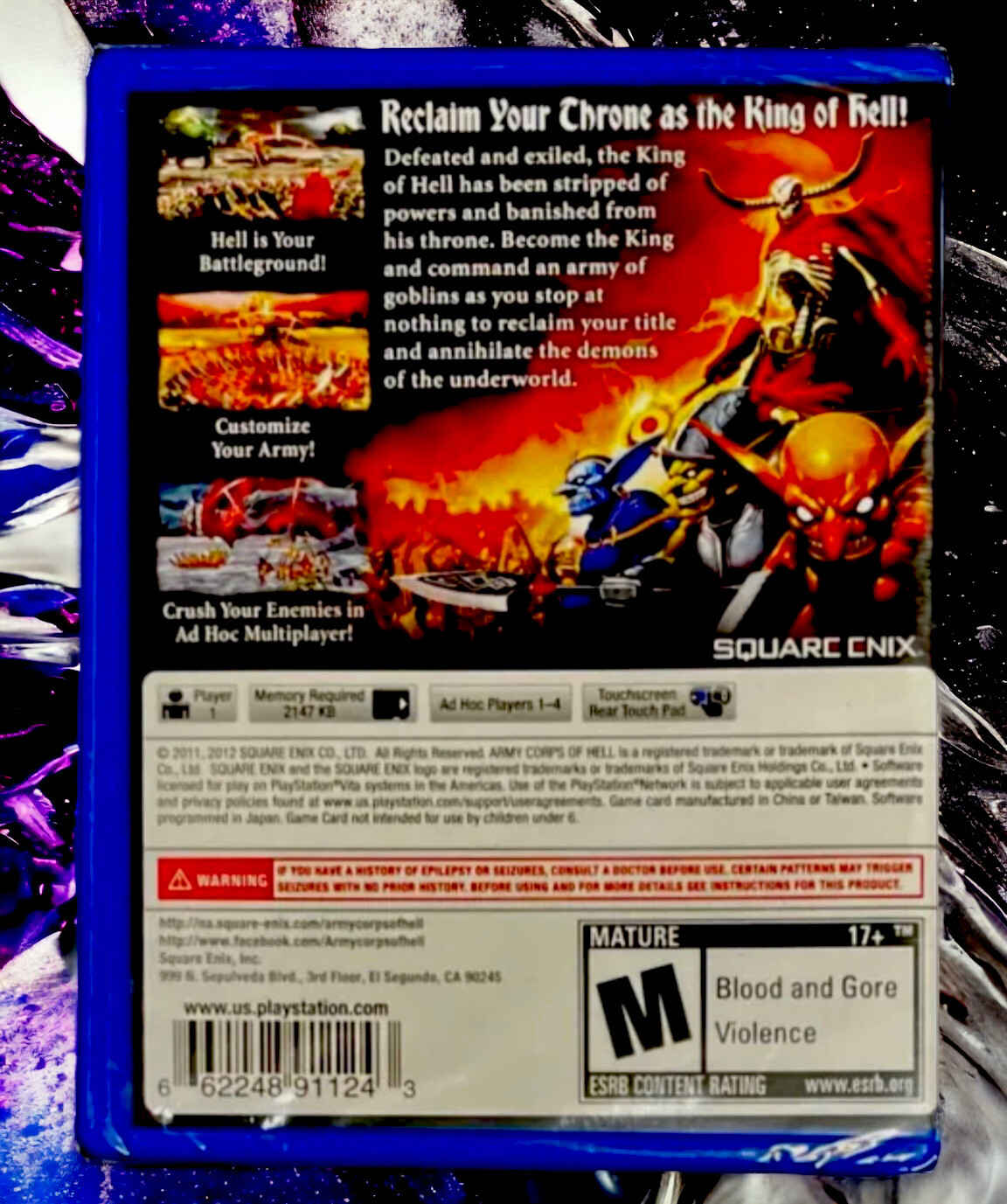 Army Corps of Hell PS Vita (Region Free) Brand New Factory Sealed