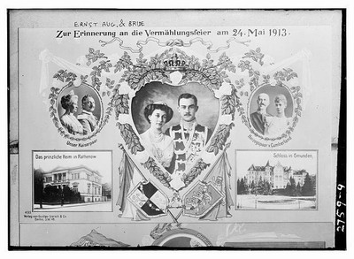 Ernst August,Duke of Brunswick-Luneburg,1887-1953,Ernest Augustus III,bride 2