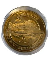 1998 BOEING JAPAN E-767 DELIVERY PROOF MEDAL Token Liberty Mint COA