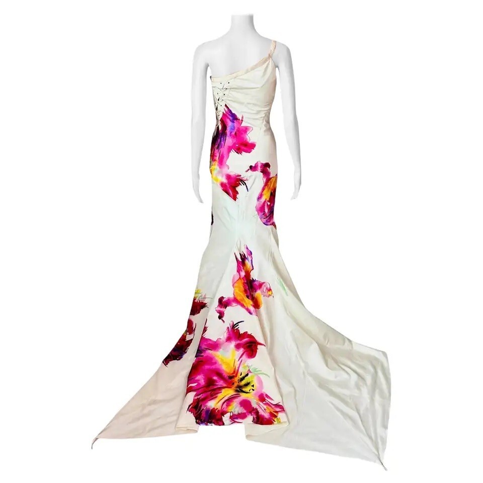 Christian Dior by John Galliano S/S 2001 Lace Up Floral