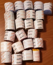 Shillcraft Dupont Orlon Acrylic Precut Latch Hook Rug Yarn Lot of 23 Multicolor