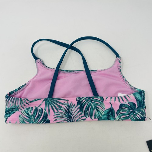 Art Class Girls Size Medium 8 Miami Tropics Bralette Bikini Swim Top Pink 1320 - Picture 3 of 7