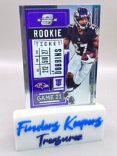 2020 J.K. DOBBINS PANINI CONTENDERS OPTIC FOOTBALL ROOKIE TICKET #74