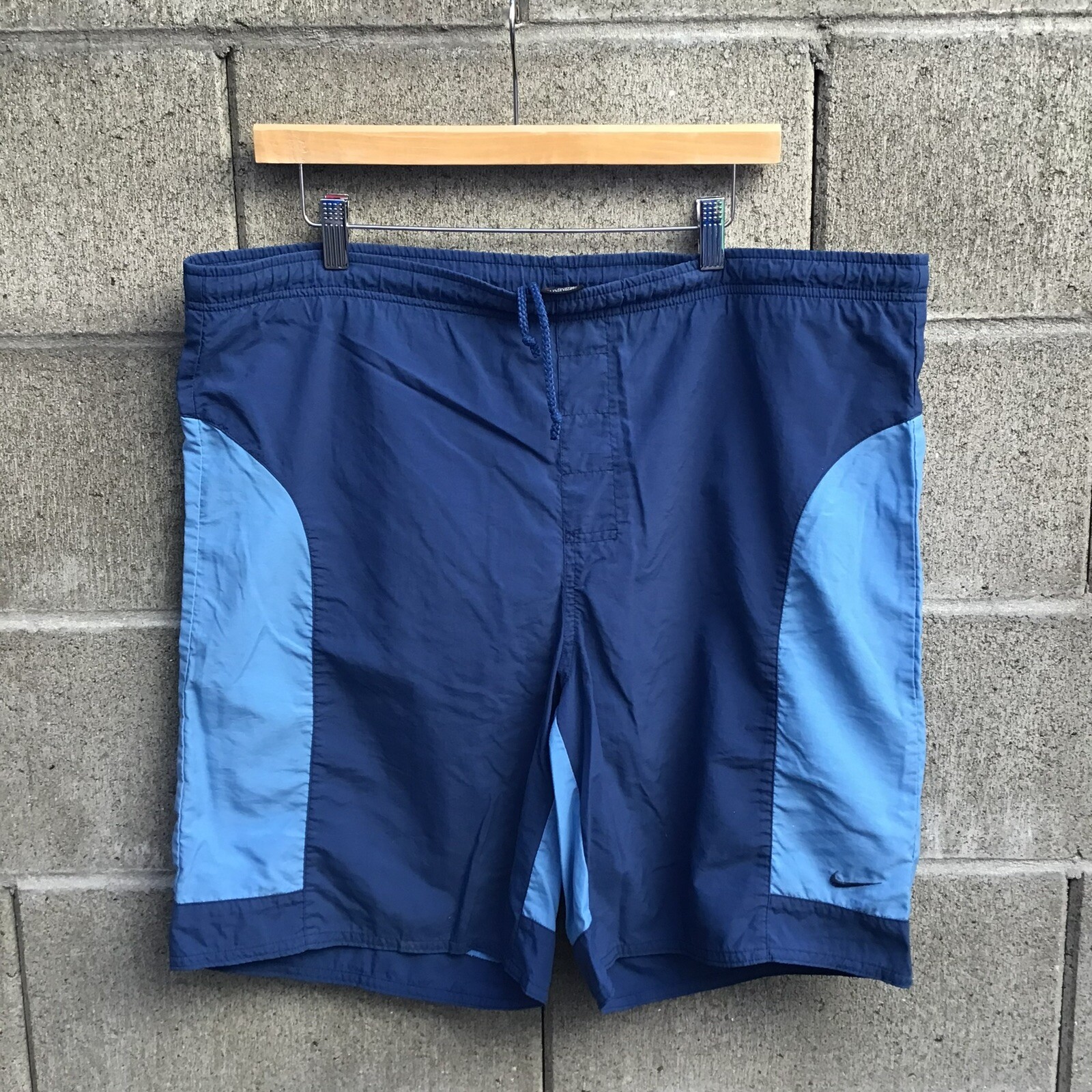 Vintage y2k Nike air swoosh swim board shorts trunks … Gem