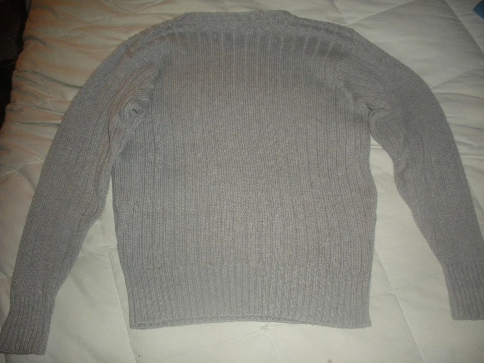 Suéter Polo Ralph Lauren Gris Manga Larga Cálido Invierno (Talla Y-Pequeño) Jóvenes Niños Foto 2 de 4