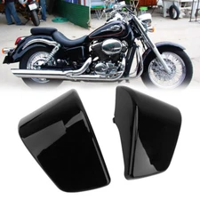 Black Battery Side Fairing Covers For Honda Shadow ACE VT750 VT400 1997-2003