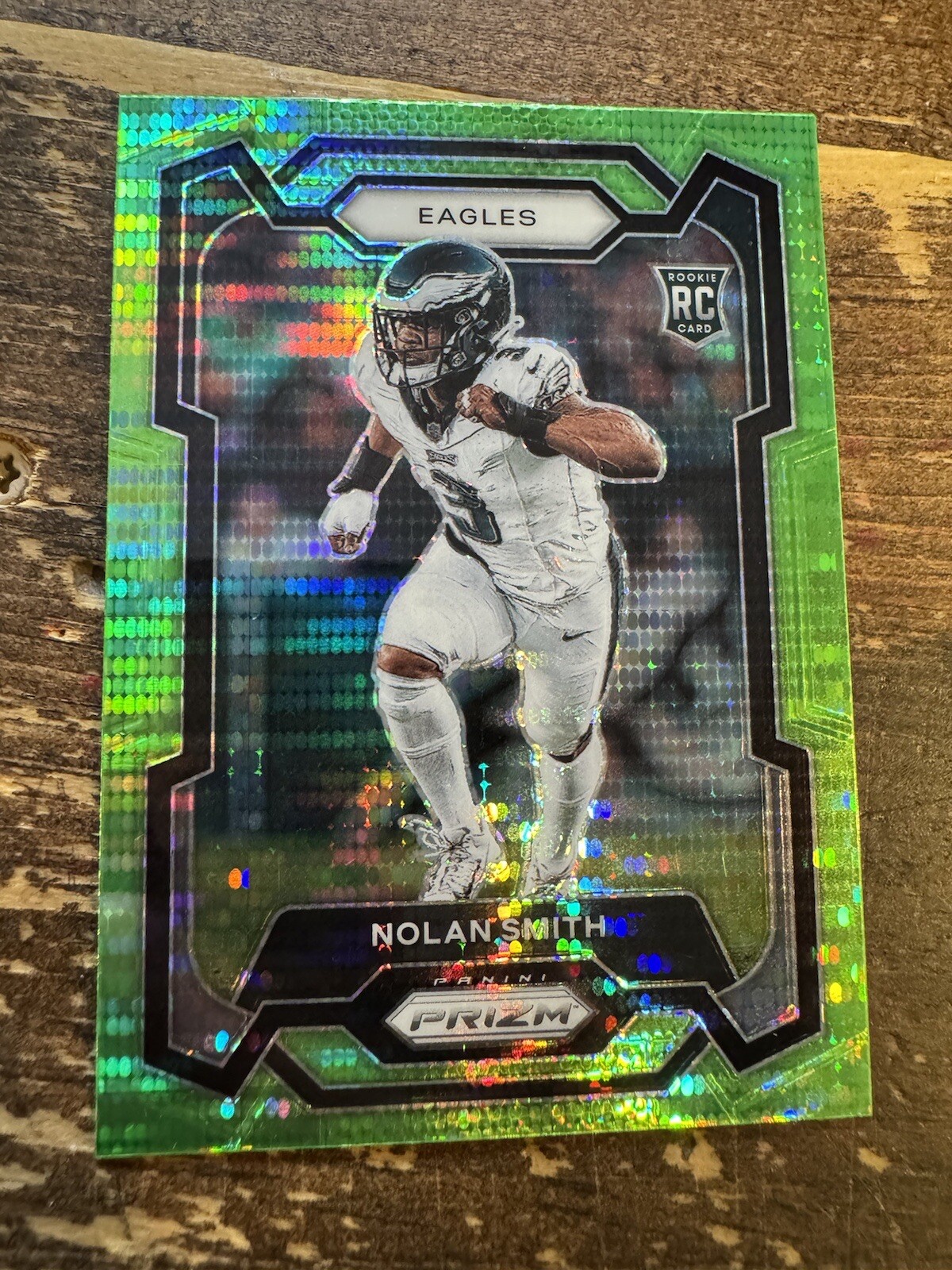 NOLAN SMITH 2023 Panini Prizm GREEN PLUSAR RC #382 ROOKIE