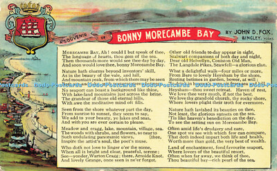 R593807 A Souvenir of Bonny Morecambe Bay John D Fox 1920