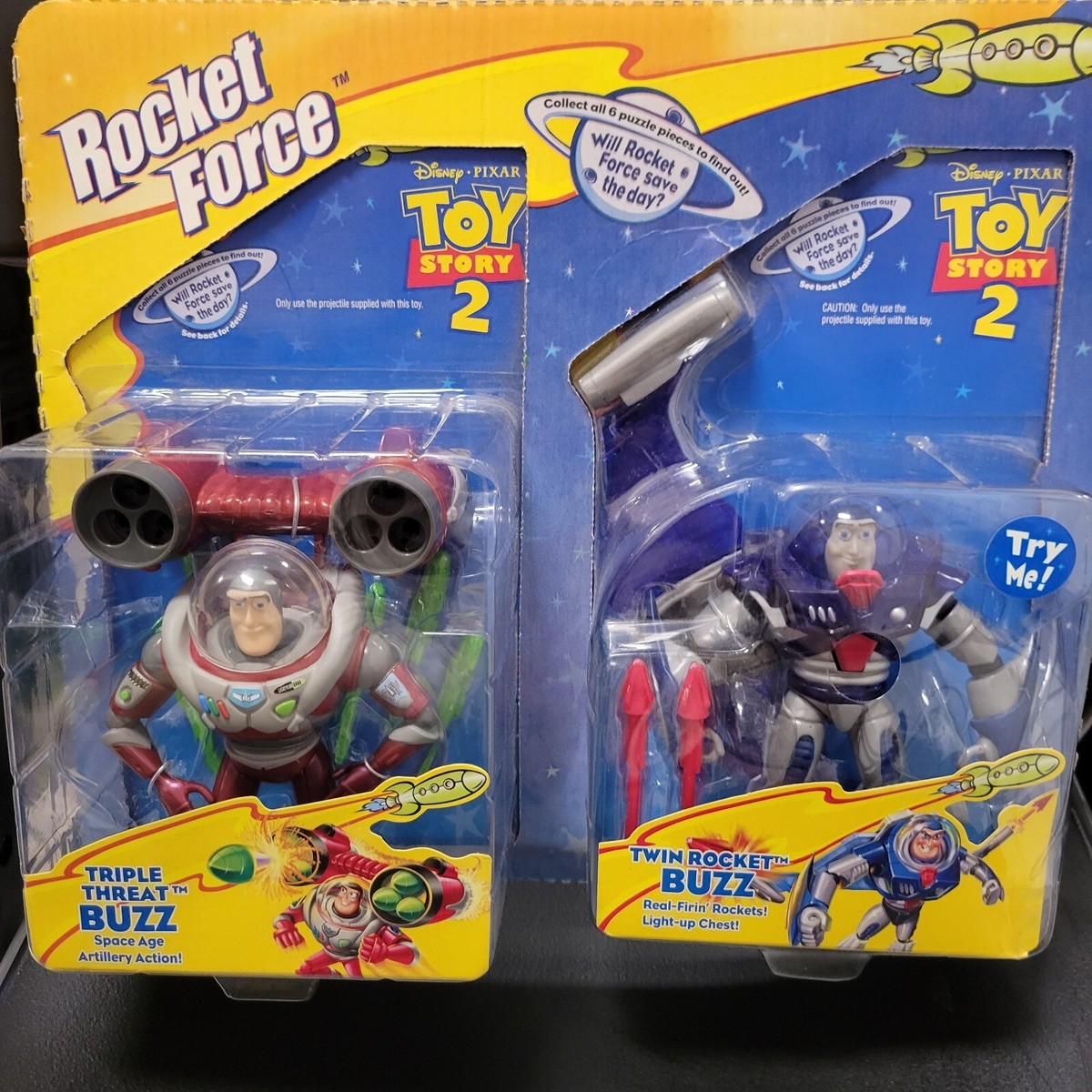 TOY STORY 2 Rocket Force TRIPLE THREAT And TWIN ROCKET BUZZ