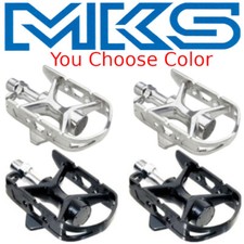 MKS AR2 Platform Road Bike Pedals Silver OR Black 9/16 made in Japan Classic
